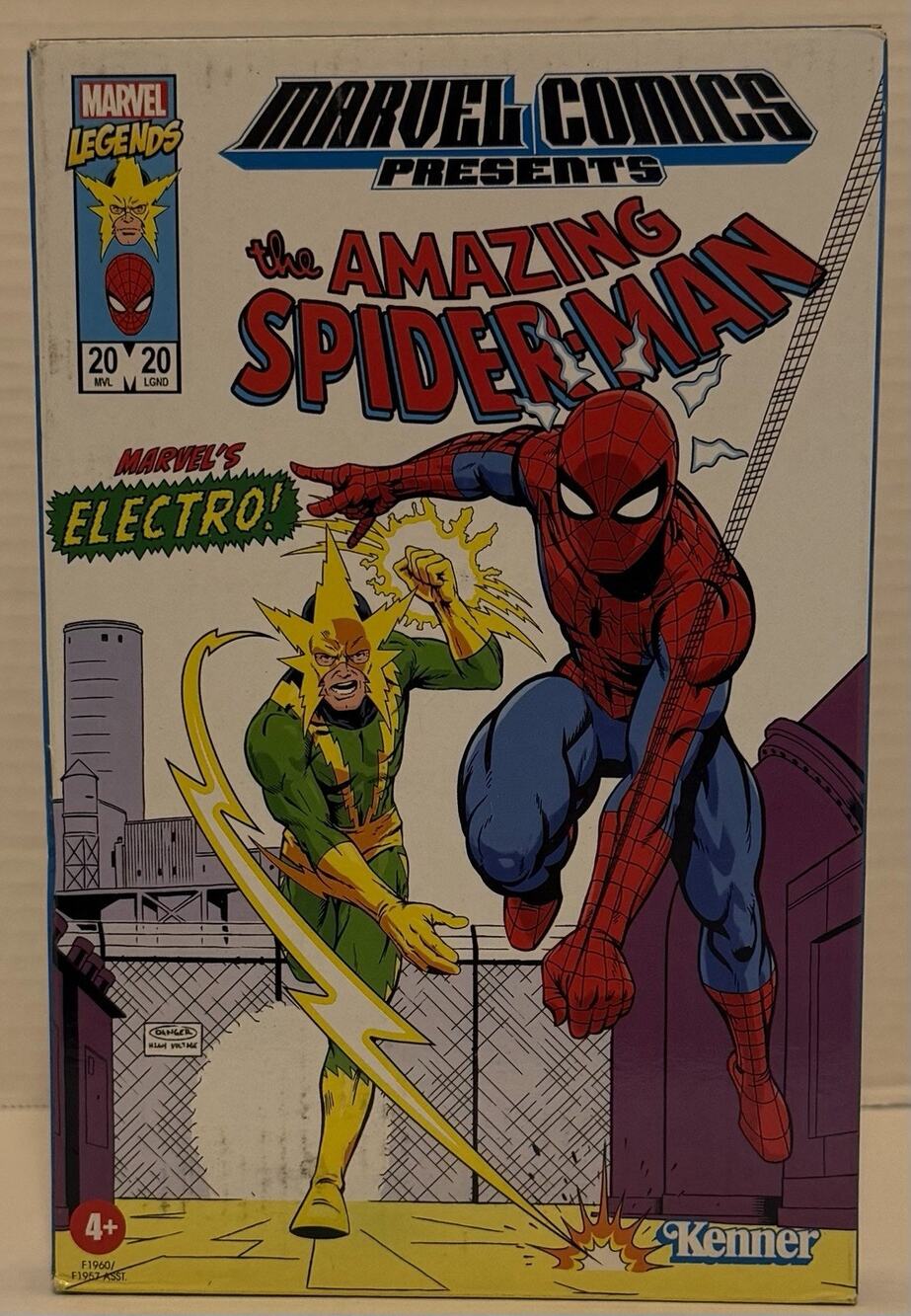 Hasbro Pulse Kenner Retro Marvel Legends SPIDER-MAN & ELECTRO Figure 2 Pack New